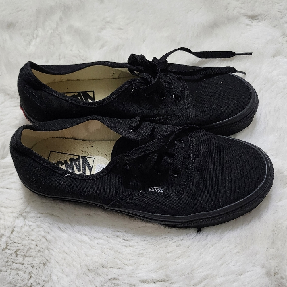 Vans Black Canvas Sneakers